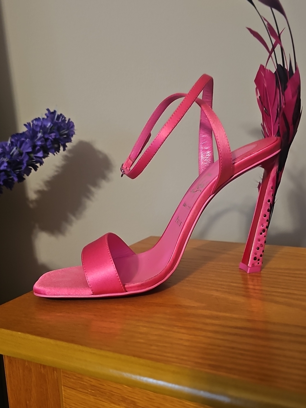 Christian Louboutin Condora Queen Plume Heels - Picture 7 of 13